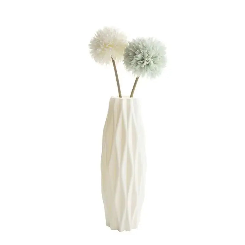 Imitation Ceramic Plastic Tabletop Vase