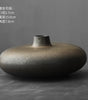 Black Ceramic Tabletop Vase – B/C-Series Retro-Glazed Designs 6–15
