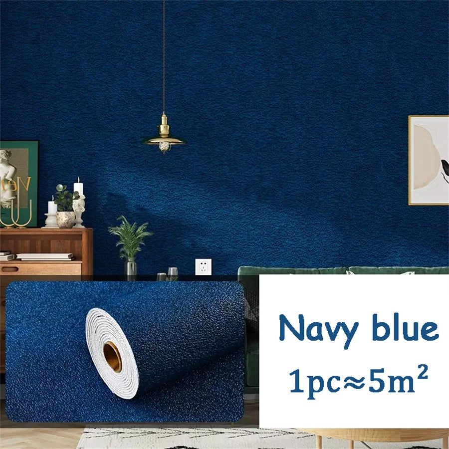10m 3D Extra-Thick Waterproof PVC Peel-and-Stick Wallpaper – 2.5mm Embossed, Anti-Collision & Mould-Resistant