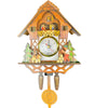 Decorative Birdhouse-Style Wall Clock – Non-Chiming Cuckoo-Inspired Hanging Decor