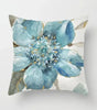 Ginkgo & Floral Polyester Pillow Cover – 19.69 × 19.69 in (50 × 50 cm), 1 Piece