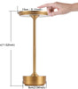 USB Rechargeable LED Table Lamp – Touch Control, 3 Color Modes, Stepless Dimming, Waterproof Bedside Desk Lamp