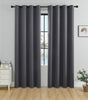 Gray 70%–90% Grommet Semi-Light Blocking Curtain Panel