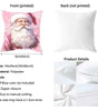 Black Butterfly Floral Polyester Pillow Covers – 4 Designs, 50–60 cm