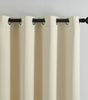Beige 70%–90% Grommet Semi-Light Blocking Curtain Panel