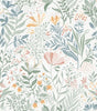 Boho Floral Waterproof Removable Vinyl Peel-and-Stick Wallpaper for Bathroom & Bedroom