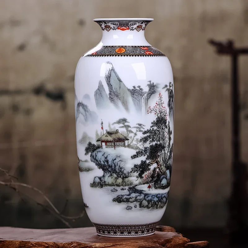Traditional Animal-Motif Ceramic Flower Vase – 8 Designs