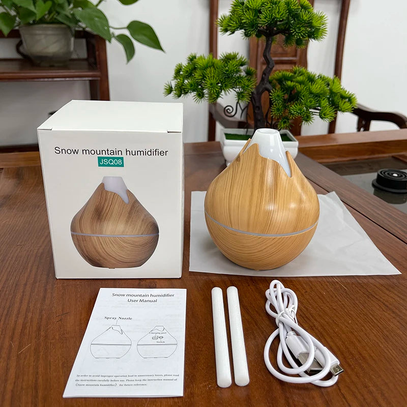 200ml USB Aroma Diffuser Mini Humidifier with LED Night Light