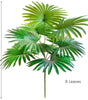 Large Artificial Palm Tree Branches – Tropical Fake Palm Leaf Plant for Home, Garden & Event Decoration