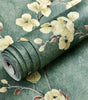 3D American Retro Non-woven Self-adhesive Wallpaper Rustic Vine Flower Wall Papers Thickening Peel and Stick Wall Stickers
