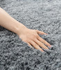 Large Shag Area Rugs for Living Room, Grey Shaggy Fluffy Rugs for Bedroom