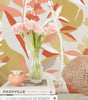 Pink Punch Petite Garden Party Vinyl Peel and Stick Wallpaper Roll (Covers 28 sq. ft.)