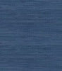 Navy Blue Faux Grasscloth Vinyl Peel and Stick Wallpaper Roll