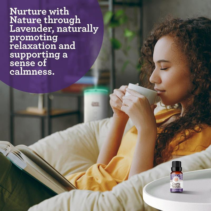 Lavender Essential Oil 2-Pack – Pure 10ml Bottles for Diffusers, Aromatherapy, DIY Blends & Perfect Wellness Gift