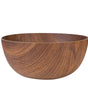 Mahogany Collection 80 Fl. Oz. Brown Plastic Large 9 In. round Serving Bowl