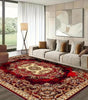 FINOREN Imitation Velvet Carpet  Non Slip Area Rug for Living Room, Entryway, Bedroom, Kitchen and Corridor - Lightweight Mat, Machine Washable Low Pile Rugs