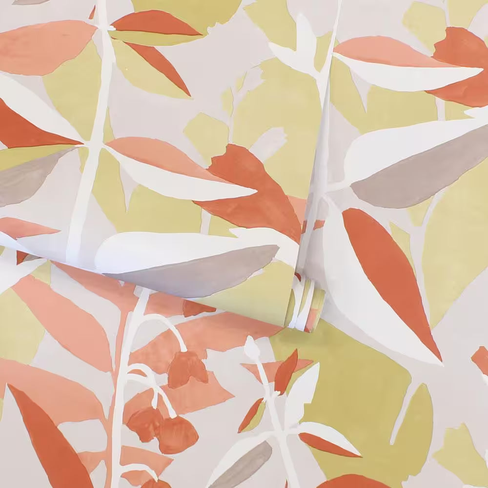 Pink Punch Petite Garden Party Vinyl Peel and Stick Wallpaper Roll (Covers 28 sq. ft.)