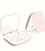 Portable LED Makeup Mirror – Compact Rechargeable Pocket Mirror with Light for Travel & On-the-Go Makeup