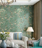 3D American Retro Non-woven Self-adhesive Wallpaper Rustic Vine Flower Wall Papers Thickening Peel and Stick Wall Stickers
