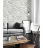 Faux Stacked Stone Peel and Stick Wallpaper Roll