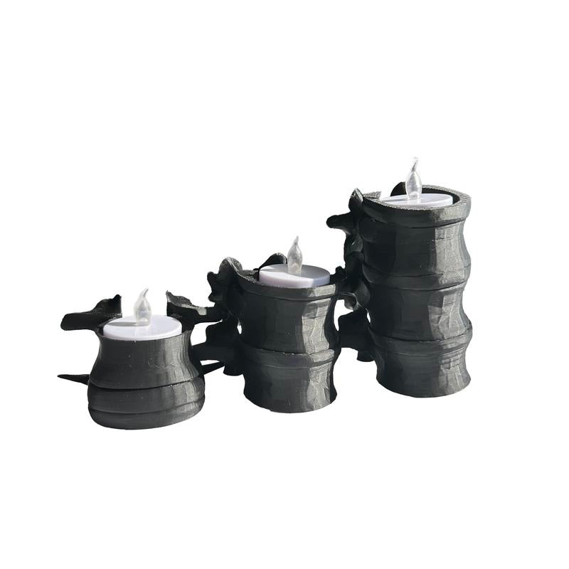 Spine Candle Holder - Tea Candle - 3 Spine Set