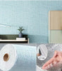 3D Self-Adhesive Linen Wallpaper Continuous Waterproof Wall Stickers Living Room Bedroom Kitchen Cabinet Waterproof Wall Sticker