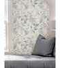 Breezy Green Vinyl Peel and Stick Wallpaper