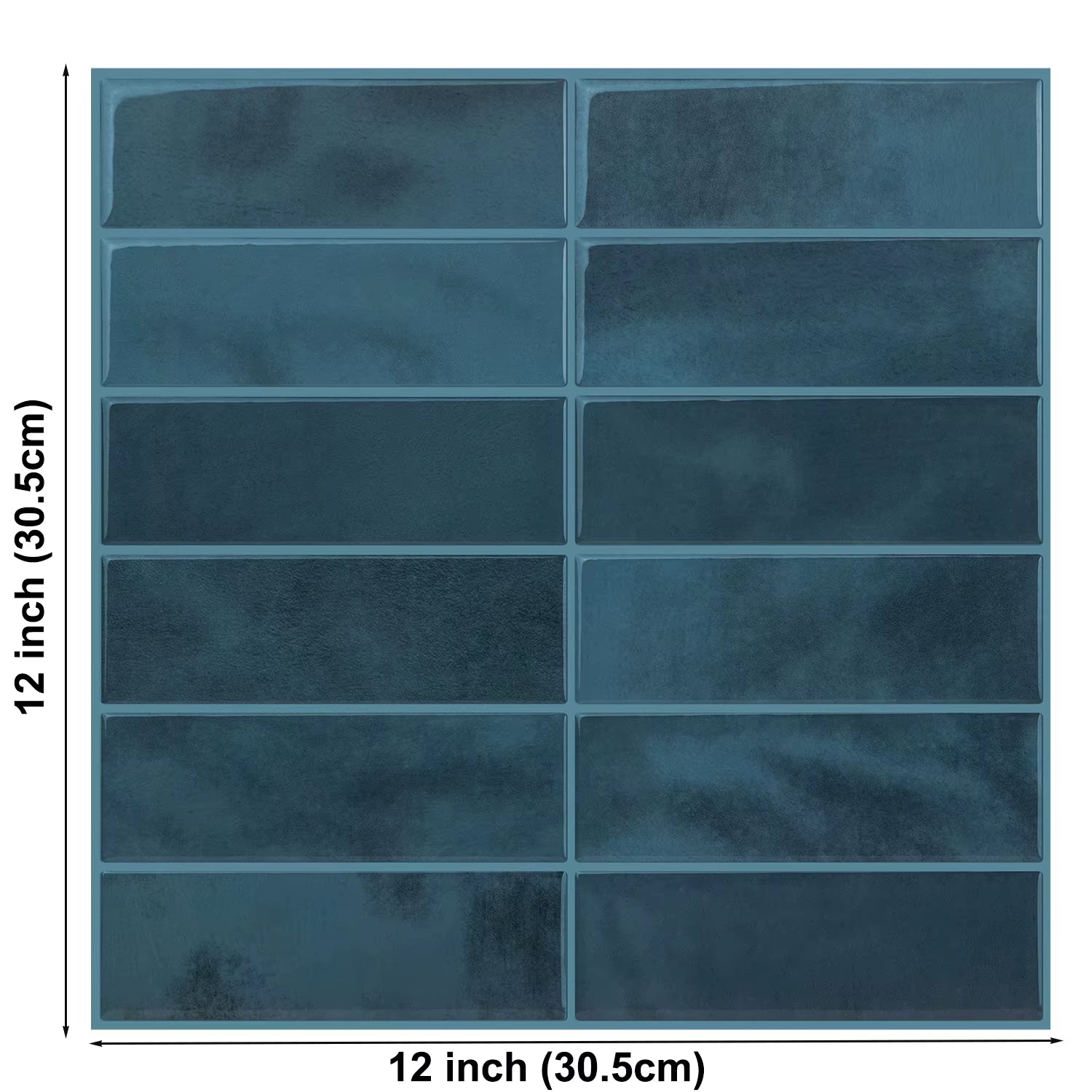 Peel and Stick Wall Tile Stickers Strong Adhesive Wallpaper DIY for Kitchen &Bathroom Backsplash Bathroom RVs Decoration