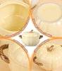 Set of 5 Ceramic Pumpkin Bowls with Lids & Handles – 17oz & 54oz Fall-Themed Soup, Dessert, and Storage Pots