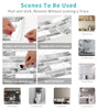 Irregular Shape Modern Grey Marble Pattern Peel And Stick Wallpaper Kitchen Bathroom Tile Stickers