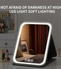 LED makeup mirror, portable mirror, foldable with light, makeup mirror, desktop fill light, student dormitory office mirror, ins high-value light #TOP PICKS