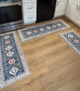 Boho 3-Piece Rug Set – Thick Non-Slip Flannel Mats for Kitchen, Hallway & Laundry