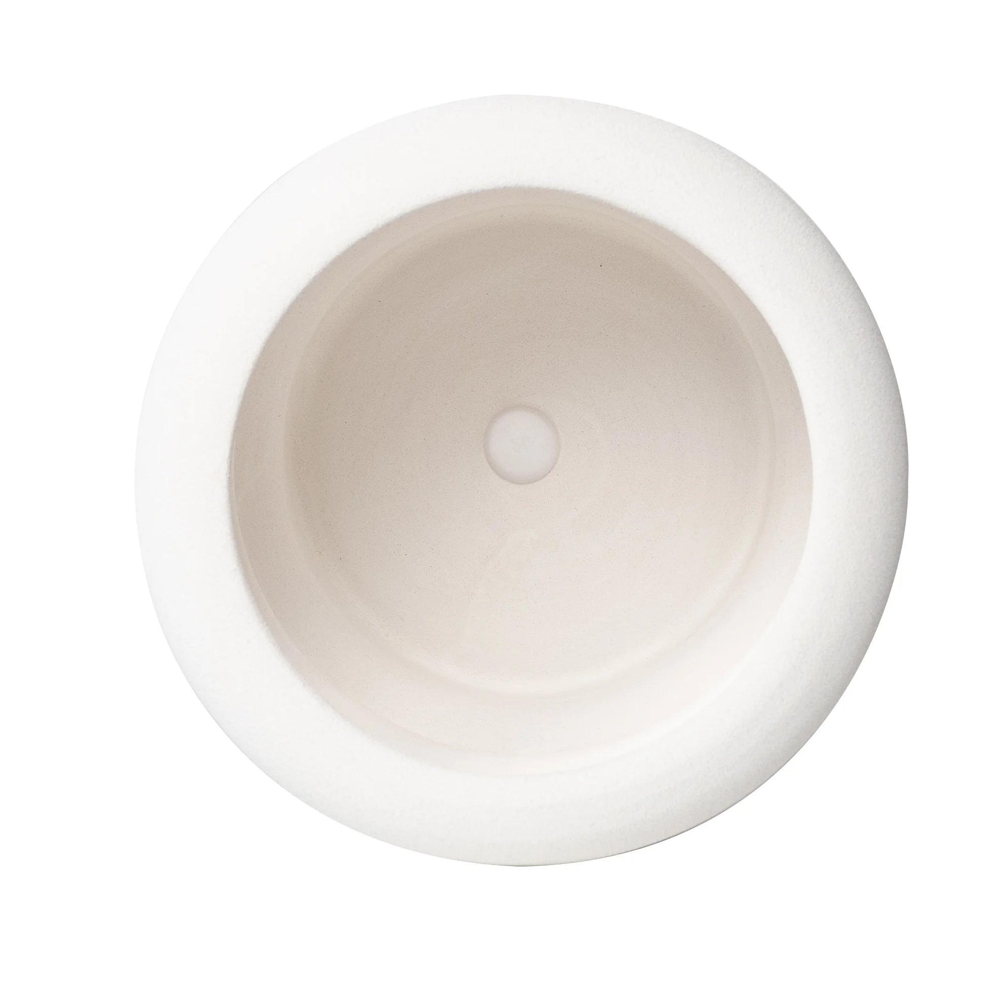 Pottery 6" Chinooke Bubble Ceramic Planter, White