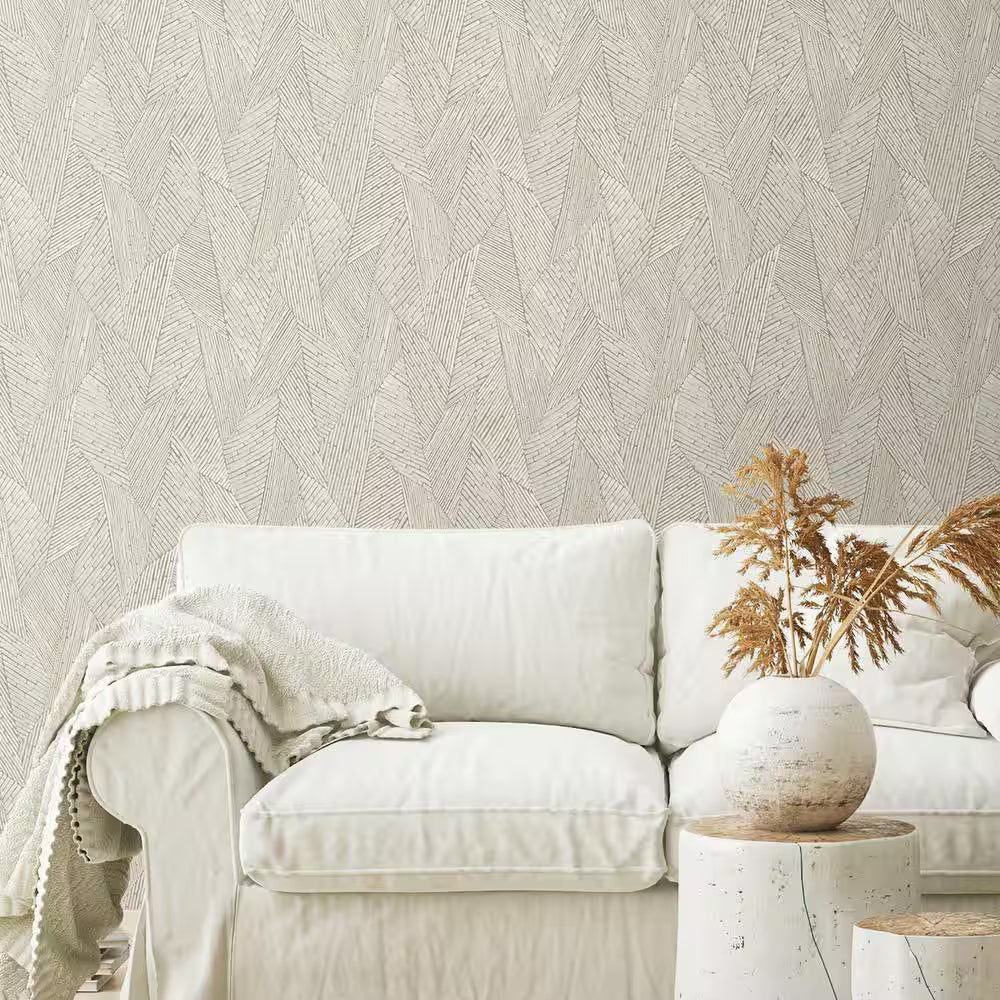 Brown Woven Reed Stitch Peel and Stick Wallpaper 28.18 sq. ft.