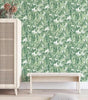 Jungle Green Tropical Vinyl Peel and Stick Wallpaper Roll (Covers 28 Sq. ft.)