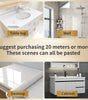 20M Marble Self Adhesive Waterproof Wallpaper for Kitchen Cabinet Oil Proof Mould Proof Modern Style Bathroom Decoration Wall
