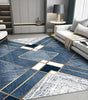 FINOREN Imitation Velvet Carpet  Non Slip Area Rug for Living Room, Entryway, Bedroom, Kitchen and Corridor - Lightweight Mat, Machine Washable Low Pile Rugs