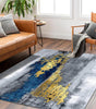 FINOREN Imitation Velvet Carpet  Non Slip Area Rug for Living Room, Entryway, Bedroom, Kitchen and Corridor - Lightweight Mat, Machine Washable Low Pile Rugs