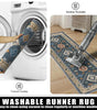 Boho 3-Piece Rug Set – Thick Non-Slip Flannel Mats for Kitchen, Hallway & Laundry