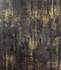 Black Gold Metallic Concrete PVC Peel and Stick Wallpaper