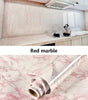60cm Kitchen oil sticker self-adhesive marble pattern waterproof cabinet stove countertop wallpaper desktop bathroom renovation