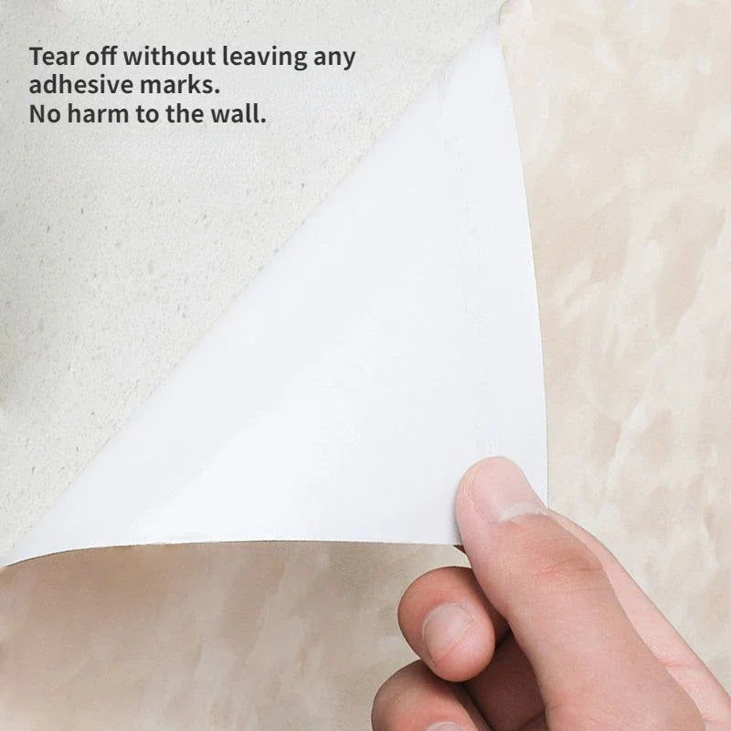 20M Marble Self Adhesive Waterproof Wallpaper for Kitchen Cabinet Oil Proof Mould Proof Modern Style Bathroom Decoration Wall