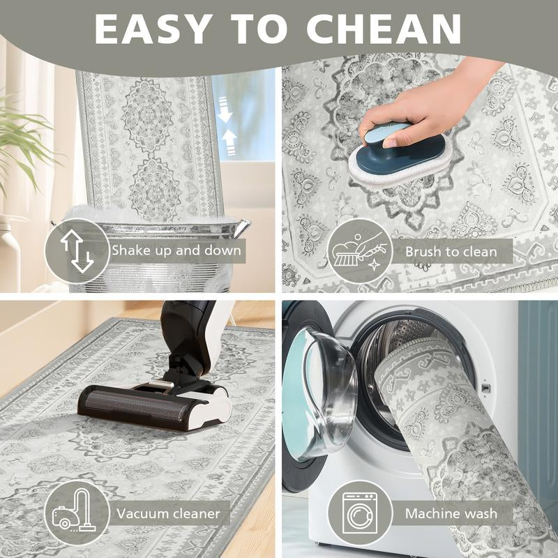 Kitchen Rug Set of 3 – Non-Slip, Washable Floor Mats for Kitchen, Bathroom & Laundry
