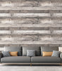 Peel and Stick Wallpaper Gray Wood Wallpaper Self Adhesive Wallpaper Craft, 17.71"x 118"