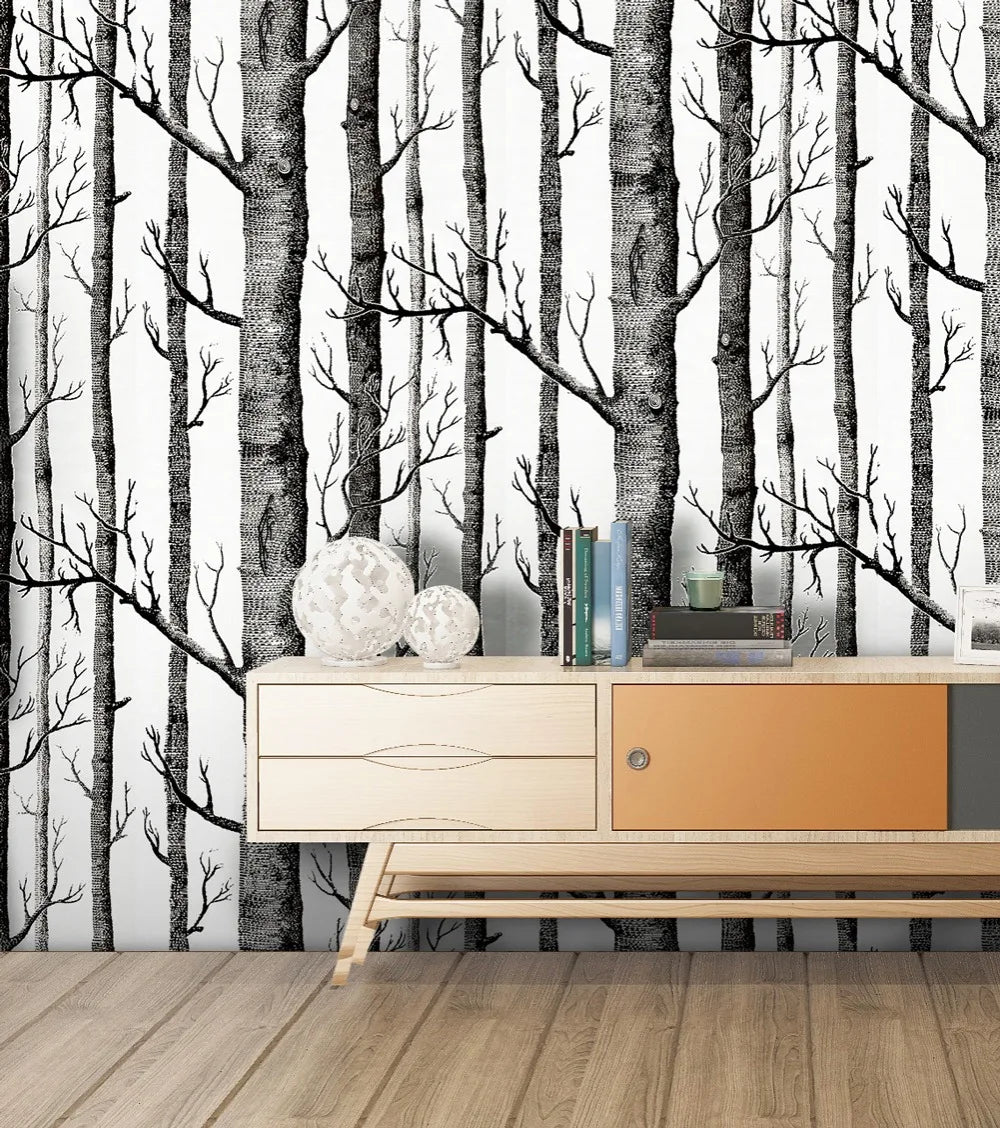 3D Vintage Wood Panel Peel and Stick Wallpaper for Walls