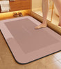 No More Wet Floors! Ultra-Absorbent Bath Mat - Fast Drying, Non-Slip, Machine Washable - Mildew-Resistant for Shower & More