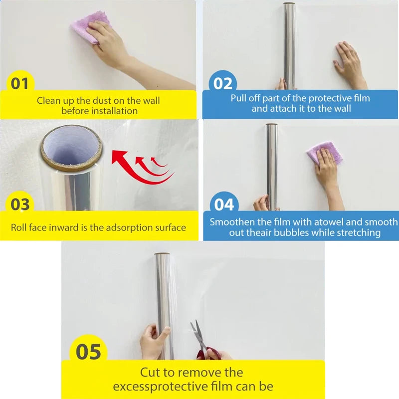 Kitchen oil-proof wall sticker wall protection film stove cabinet heat-resistant self-adhesive waterproof decorative film
