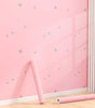 Pink Children's Room Self-adhesive Wallpaper Princess Room Bedroom Star Pattern Background Wall PVC Sticker Wallpaper