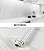 60cm Kitchen oil sticker self-adhesive marble pattern waterproof cabinet stove countertop wallpaper desktop bathroom renovation