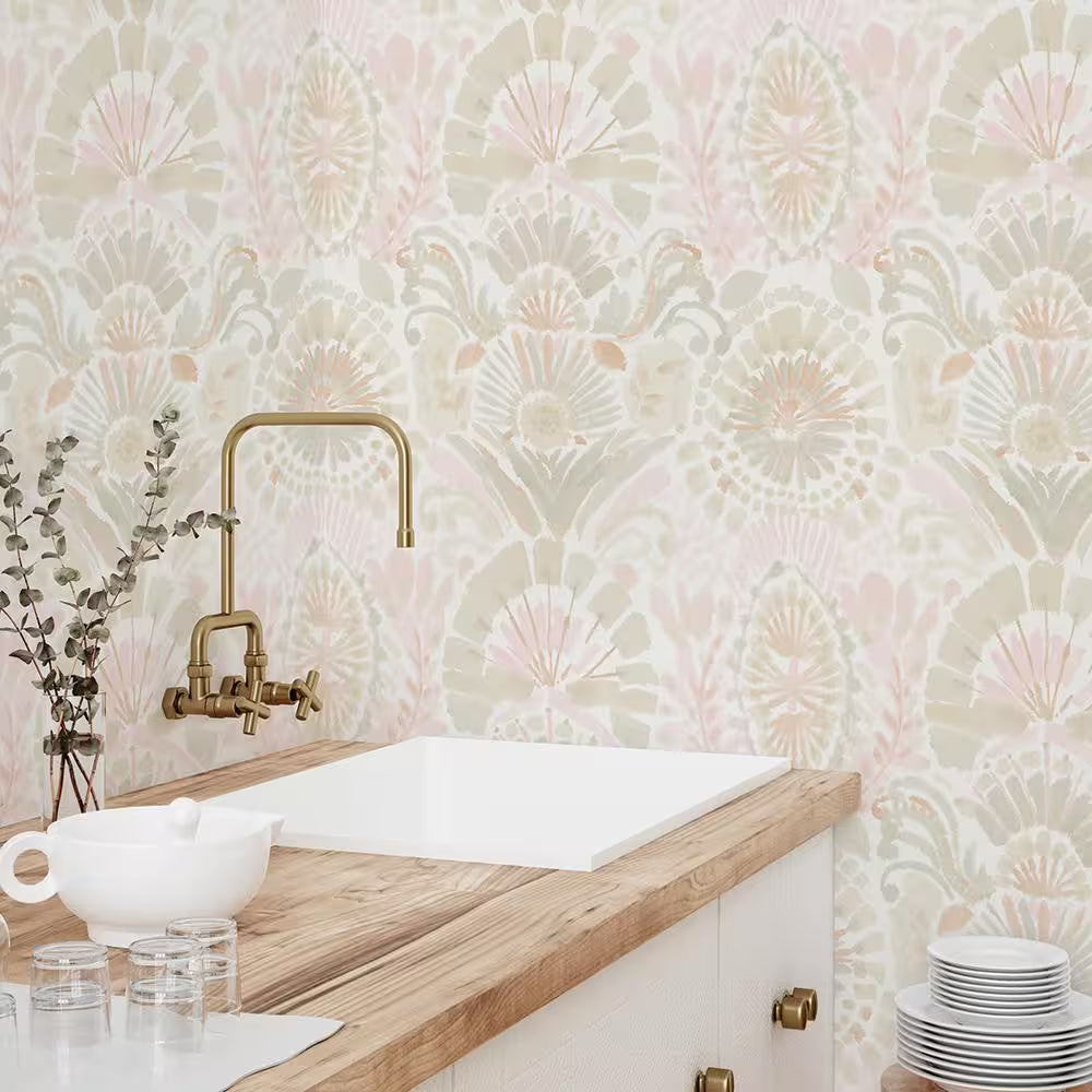 Wandering Rose Bohemia Vinyl Peel and Stick Wallpaper Roll (Covers 28 sq. ft.)